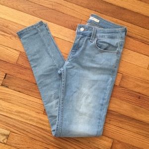 Levi Jeans 535 Super Skinny Size 26 Light Wash